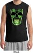 Halloween Glow Bones Mens Muscle Shirt