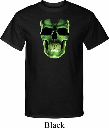 Halloween Glow Bones Mens Tall Shirt