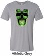 Halloween Glow Bones Mens Tri Blend Crewneck Shirt