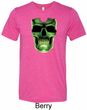 Halloween Glow Bones Mens Tri Blend Crewneck Shirt