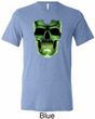 Halloween Glow Bones Mens Tri Blend Crewneck Shirt