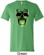 Halloween Glow Bones Mens Tri Blend Crewneck Shirt