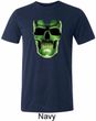 Halloween Glow Bones Mens Tri Blend Crewneck Shirt