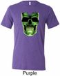 Halloween Glow Bones Mens Tri Blend Crewneck Shirt