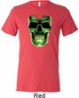 Halloween Glow Bones Mens Tri Blend Crewneck Shirt