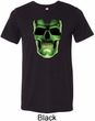 Halloween Glow Bones Mens Tri Blend Crewneck Shirt