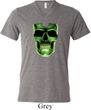 Halloween Glow Bones Mens Tri Blend V-neck Shirt