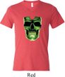 Halloween Glow Bones Mens Tri Blend V-neck Shirt