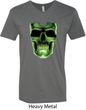 Halloween Glow Bones Mens V-Neck Shirt