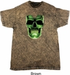 Halloween Glow Bones Mineral Tie Dye Shirt