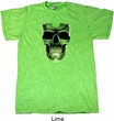 Halloween Glow Bones Mineral Tie Dye Shirt