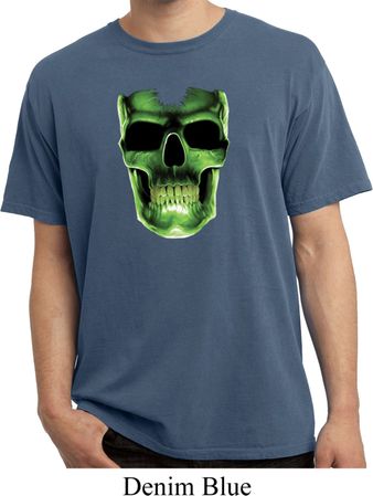 Halloween Glow Bones Pigment Dyed Shirt
