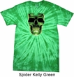 Halloween Glow Bones Spider Tie Dye Shirt