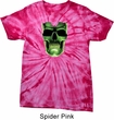 Halloween Glow Bones Spider Tie Dye Shirt