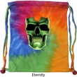Halloween Glow Bones Tie Dye Bag