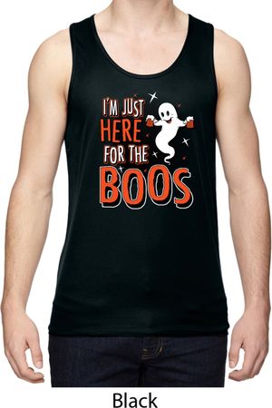 Halloween I'm Here for the Boos Dry Wicking Tank Top