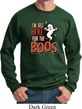 Halloween I'm Here for the Boos Sweatshirt
