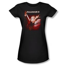 Halloween II Shirt Juniors Nightmare Black Tee T-Shirt Halloween II Shirt Juniors Nightmare Black Tee T-Shirt