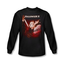 Halloween II Shirt Nightmare Long Sleeve Black Tee T-Shirt Halloween II Shirt Nightmare Long Sleeve Black Tee T-Shirt