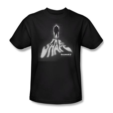 Halloween II Shirt The Shape Adult Black Tee T-Shirt