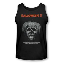 Halloween II Tank Top Pumpkin Poster Black Tanktop Halloween II Tank Top Pumpkin Poster Black Tanktop