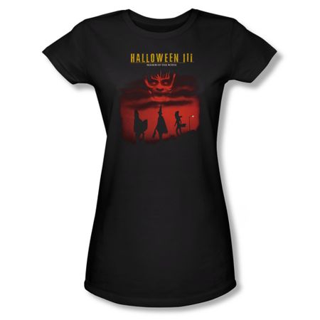 Halloween III Shirt Juniors Season Of The Witch Black Tee T-Shirt