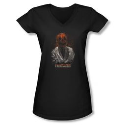 Halloween III Shirt Juniors V Neck H3 Scientist Black Tee T-Shirt