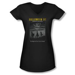 Halloween III Shirt Juniors V Neck Kids Poster Black Tee T-Shirt Halloween III Shirt Juniors V Neck Kids Poster Black Tee T-Shirt
