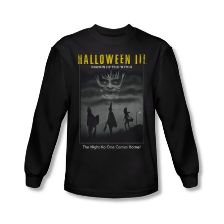 Halloween III Shirt Kids Poster Long Sleeve Black Tee T-Shirt