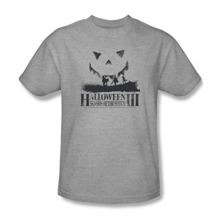Halloween III Shirt Silhouette Adult Athletic Heather Tee T-Shirt