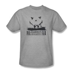 Halloween III Shirt Silhouette Adult Athletic Heather Tee T-Shirt