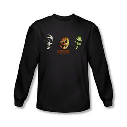 Halloween III Shirt Three Masks Long Sleeve Black Tee T-Shirt