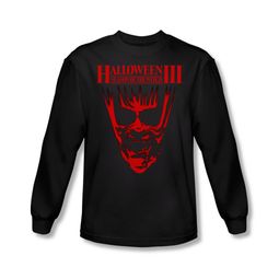 Halloween III Shirt Title Long Sleeve Black Tee T-Shirt Halloween III Shirt Title Long Sleeve Black Tee T-Shirt