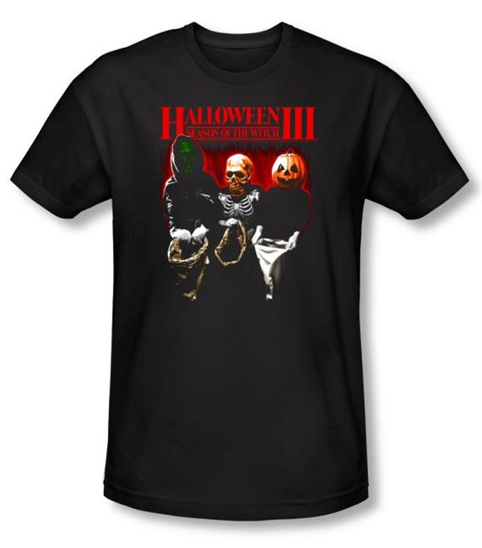 Halloween III Tshirt Movie Trick Or Treat Adult Black Tee Shirt