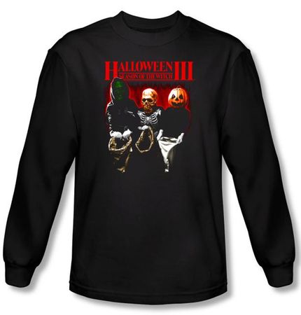 Halloween III T-shirt Movie Trick Or Treat Black Long Sleeve Shirt