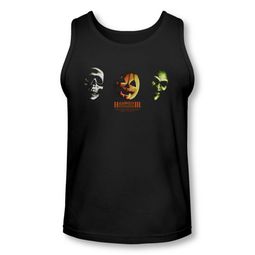 Halloween III Tank Top Three Masks Black Tanktop