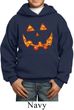 Halloween Jack O Lantern Skull Kids Hoody