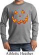 Halloween Jack O Lantern Skull Kids Long Sleeve Shirt