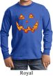 Halloween Jack O Lantern Skull Kids Long Sleeve Shirt
