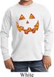 Halloween Jack O Lantern Skull Kids Long Sleeve Shirt