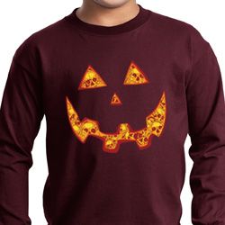 Halloween Jack O Lantern Skull Kids Long Sleeve Shirt Halloween Jack O Lantern Skull Kids Long Sleeve Shirt