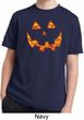 Halloween Jack O Lantern Skull Kids Moisture Wicking Shirt
