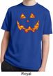 Halloween Jack O Lantern Skull Kids Moisture Wicking Shirt