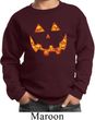 Halloween Jack O Lantern Skull Kids Sweat Shirt