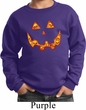 Halloween Jack O Lantern Skull Kids Sweat Shirt