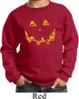 Halloween Jack O Lantern Skull Kids Sweat Shirt