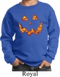 Halloween Jack O Lantern Skull Kids Sweat Shirt