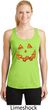 Halloween Jack O Lantern Skull Ladies Dry Wicking Racerback Tank Top
