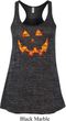 Halloween Jack O Lantern Skull Ladies Flowy Racerback Tanktop