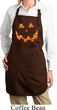Halloween Jack O Lantern Skull Ladies Full Length Apron with Pockets